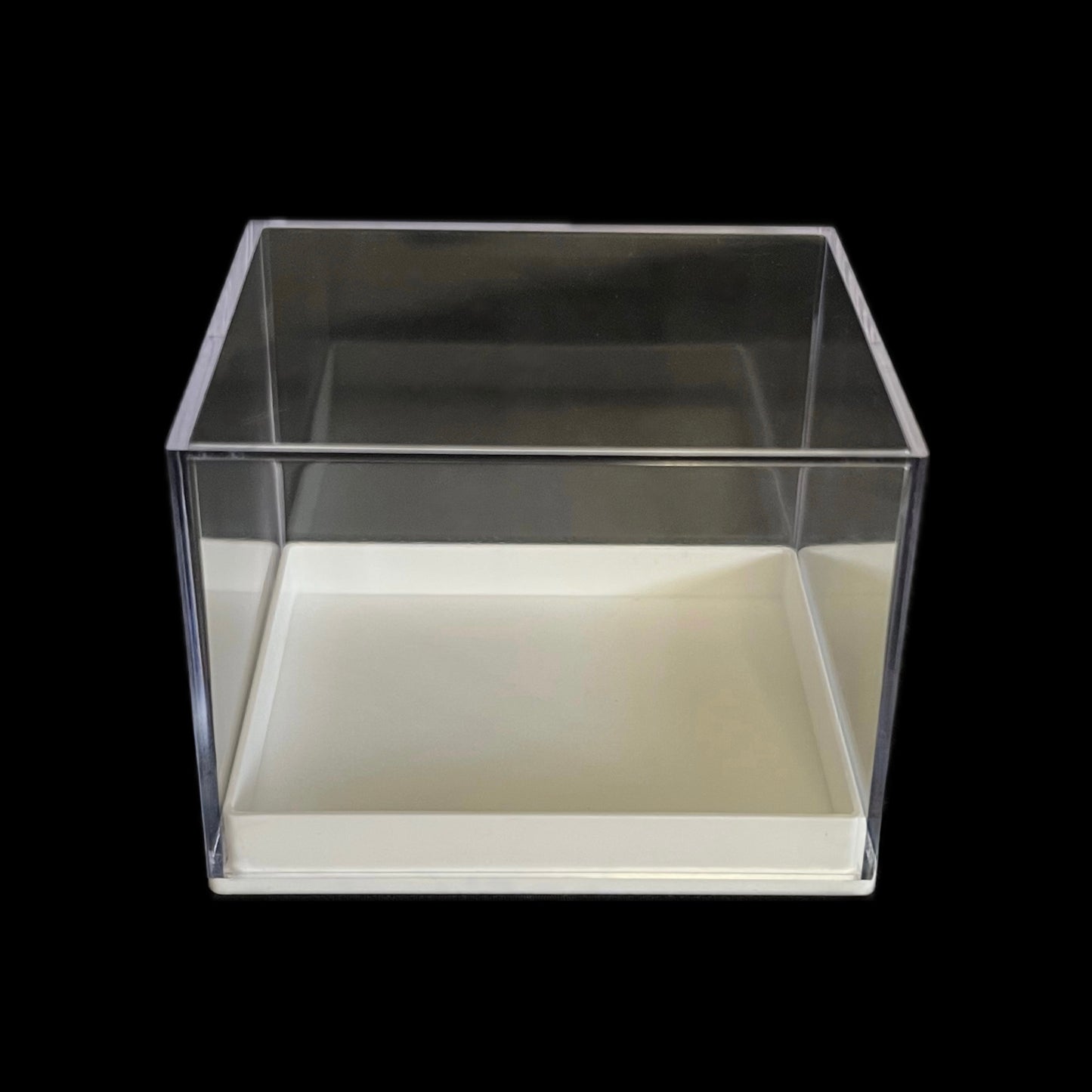Caja de plástico básica blanca - 10 piezas