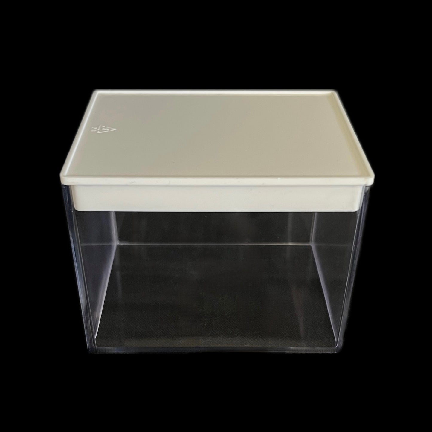 Caja de plástico básica blanca - 10 piezas