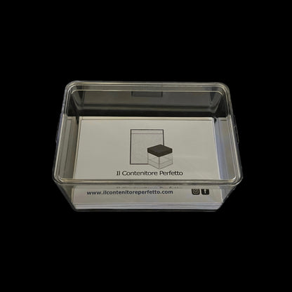 Transparent plastic box - 6 pieces