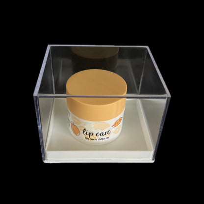Caja de plástico básica blanca - 10 piezas