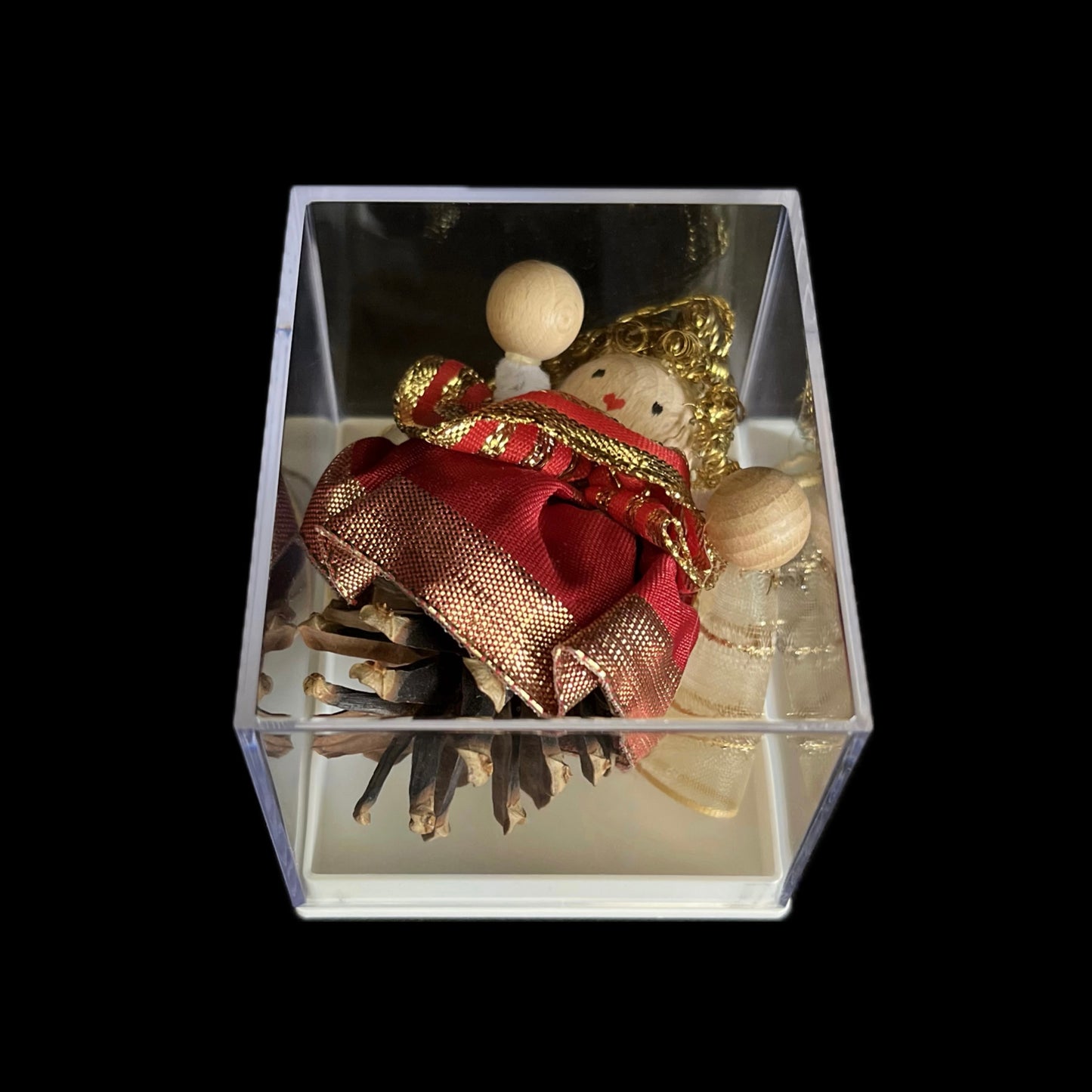 Caja de plástico básica blanca - 10 piezas